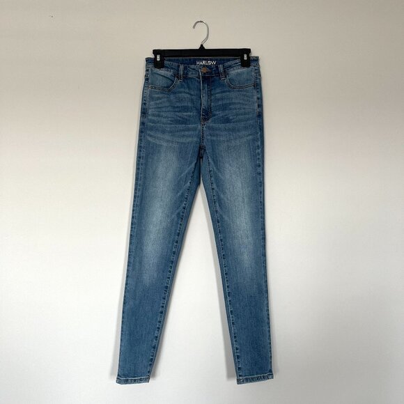 Harlow Women's Medium/Light Wash Jeans Size 28 Skinny Style - Picture 1 of 7